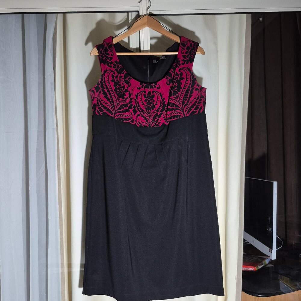 Black and Red Dress